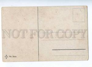 189362 Winged ANGEL Jumping COMIC Vintage LITHO postcard