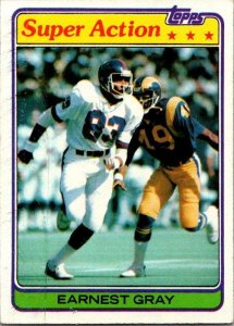 1981 Topps Football Card Earnest Gray New York Giants sk10271