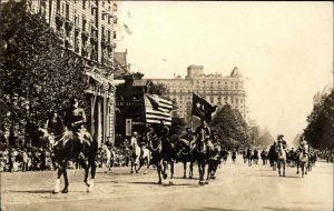 Washington DC Parade Street c1920 Pershing's Welcome Home Parade Real Photo PC