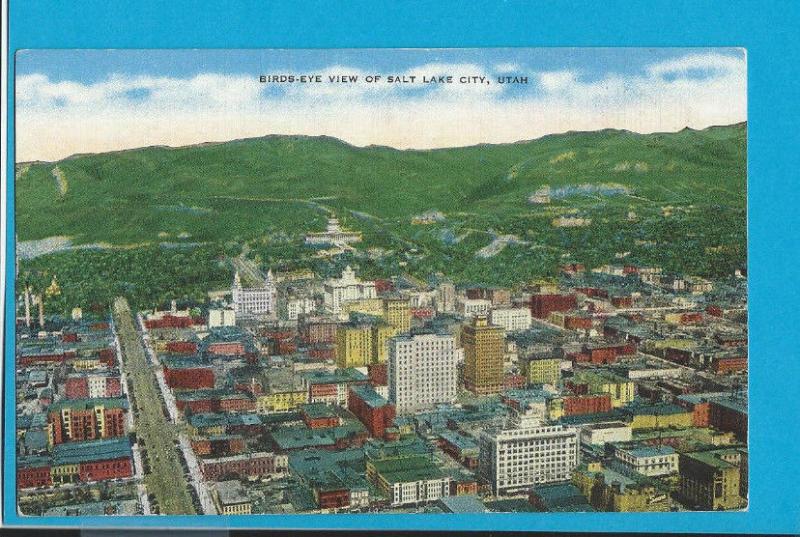  Postcard Salt Lake City Founded 1847 Salt Lake City Utah   # 214