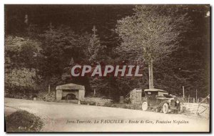 Postcard Old Jura Tourist Sickle Road Gex Fontaine Napoleon Automotive