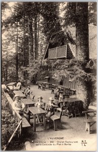 L'Auvergne Pay-De-Dome France Chalet Reataurant De La Cascade Du Plat  Postcard