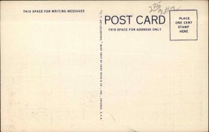 Saginaw Michigan MI Consumers Power Co c1930s-40s Linen Postcard