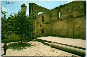 M-80338 St John's Mosque built inside the Crusader's Cathedral Sebastia Pales...