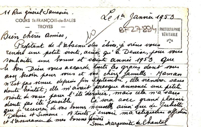 BF27894 troyes   france  front/back image