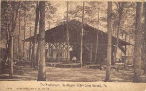 Huntingdon Pennsylvania Camp Ground Auditorium Antique Postcard K73365