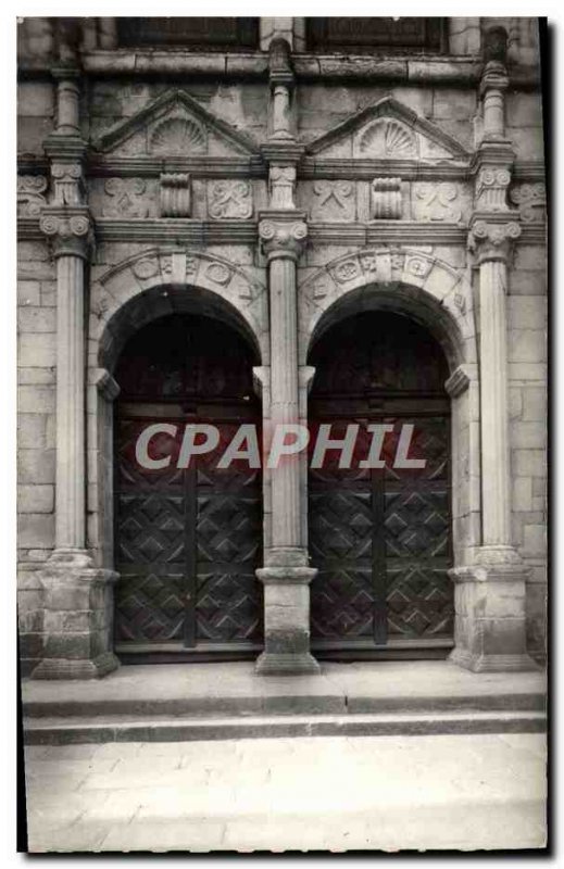 Postcard Old Saint Malo Dinan Porch L & # 39Eglise