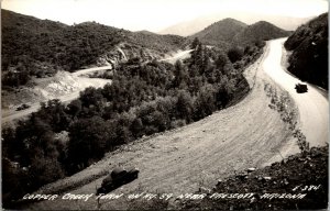 Vtg Prescott Arizona AZ Copper Creek Turn on Highway 89 RPPC Real Photo Postcard