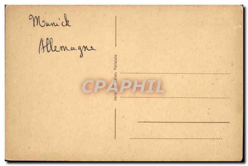 Old Postcard Nymphenburg Munchen