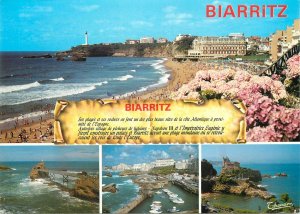 Postcard France biarritz