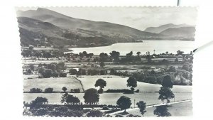 Vintage Rp  Postcard Arran Mountains and Bala Lake North Wales Real Photo