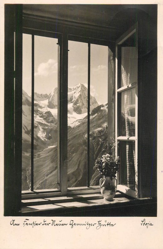 Mountaineering Austria Pitzthal photo postcard