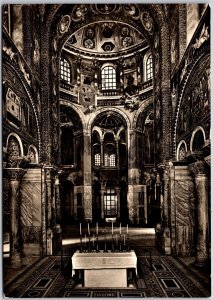 Ravenna St. Vitale's Temple (6th Century) Italy Real Photo RPPC Postcard