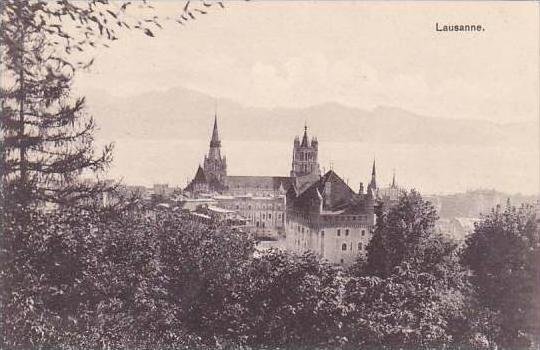 Switzerland Lausanne Le Cathedrale