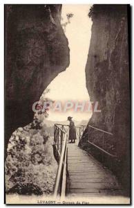 Old Postcard Lovagny Gorges du Fier