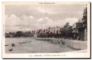 Old Postcard Dinard The Prioress at high tide