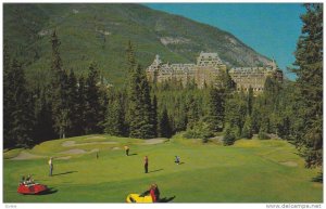 18th Hole Wampum , Banff Springs Golf Course , Alberta , Canada , 1950s-60s