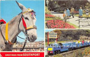 Hesketh Park, Lakeside Miniature Railway Southport, Indiana, IN, USA Unused 