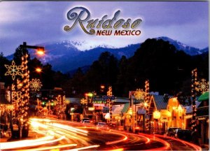 2~4X6 Postcards Ruidoso, NM New Mexico  HORSES & STREET SCENES Christmas Lights