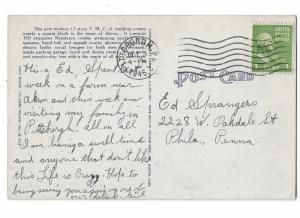 Central Y M C A Akron Ohio Mailed 1945