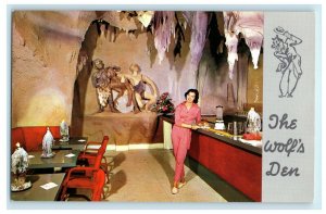 c1950's Wolfie's Wolf's Den Restaurant Ft. Lauderdale Florida FL Postcard 
