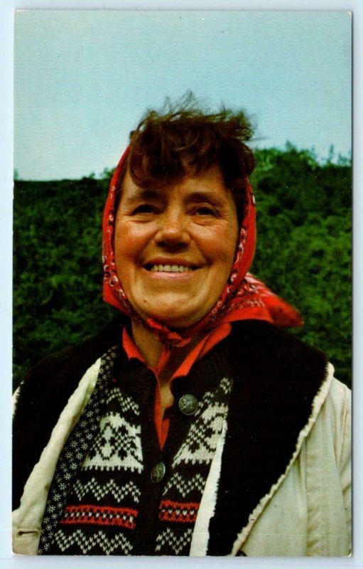 NOME, AK ~ Gold Miners HERB ENGSTROM & ELSIE ENGSTROM Basin Creek Mine Postcard