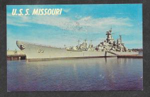 USS Missouri Postcard!