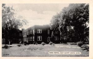 Bay Saint Louis Mississippi Reed Hotel Exterior Antique Postcard K13408