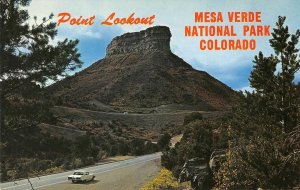 Point Lookout, Mesa Verde National Park, Colorado c1960s Chrome Vintage Postcard