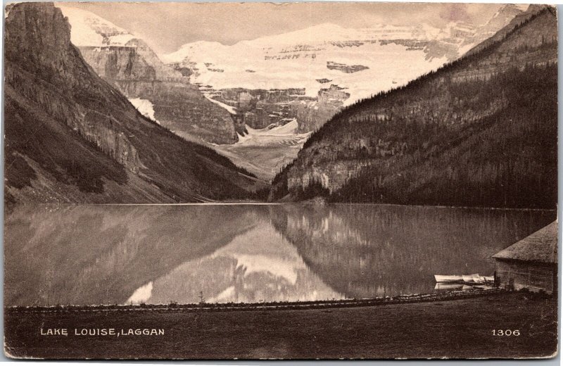 Postcard Canada Alberta Lake Louise Laggan