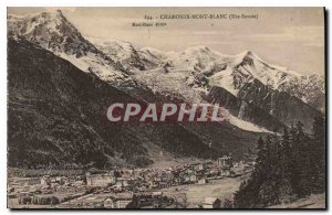 Old Postcard Chamonix Mont Blanc (Haute Savoie)