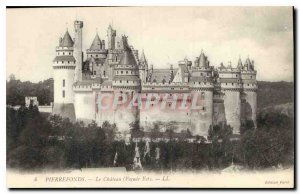 Old Postcard Pierrefonds Chateau East Facade