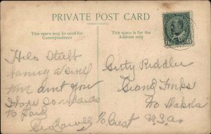 Moose Jaw Saskatchewan Multi View c1905 Postcard