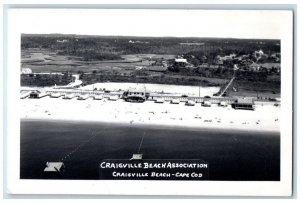 1952 Craigville Beach Association View Cape Cod MA RPPC Photo Posted Postcard