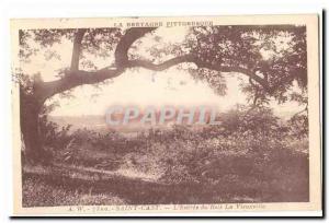Saint Cast Old Postcard L & # 39entree Woodworking Vieuxville