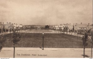 Port Sunlight, Wirral Peninsula, Merseyside, England., 1910s ; The Diamond