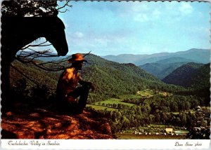 TN, Townsend COWBOY/HORSE Tuckaleechee Valley~Great Smoky Mountains 4X6 Postcard