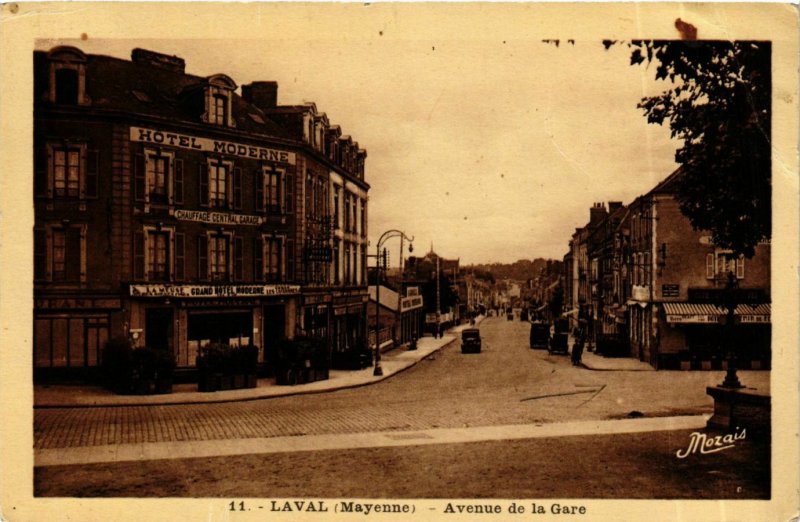 CPA Laval - Avenue de la Gare FRANCE (916047)