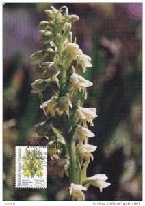 Isigammaaq, Leucorchis albida, Satyrblomst, Stamp, 50-70s