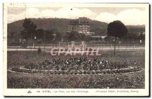 Old Postcard Tennis Vittel pac to the & # 39ermitage