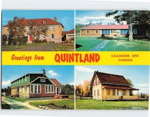 Postcard Greetings from Quintland Callander Canada