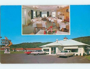 Unused Pre-1980 OLD CARS & PONDA ROSA MOTEL & RESTAURANT Mansfield PA u4285@
