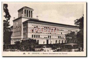 Postcard Old Office Geneva International Labor ILO