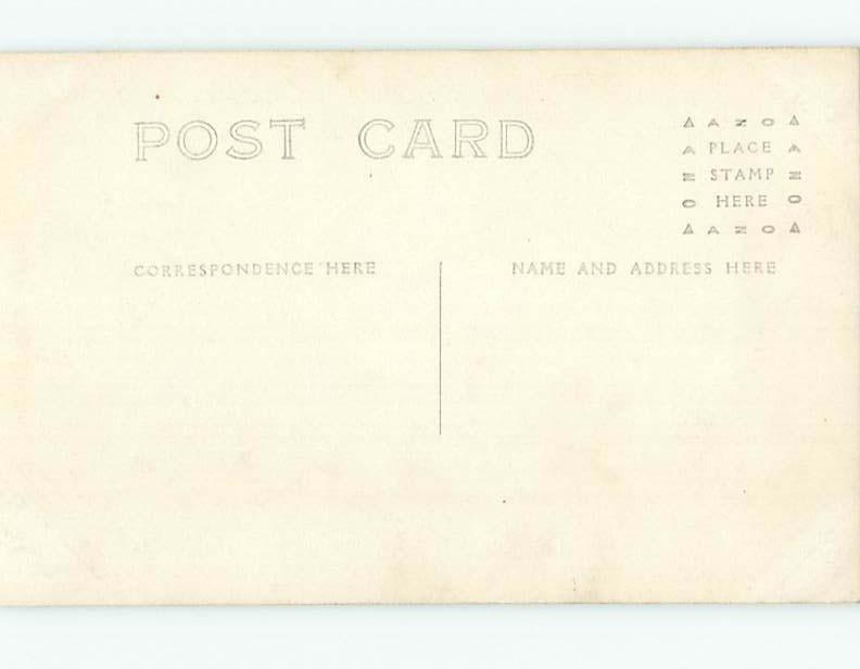 Pre-1918 rppc CUTE GIRL WITH BOW IN HER HAIR ON THE WALKWAY HM0225