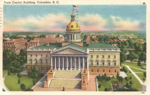 Vintage Postcard 1953 State Capitol Columbia SC South Carolina