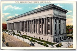 Postcard NY Albany State Education Building