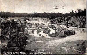 Virginia Great Falls View Of The Falls 1910