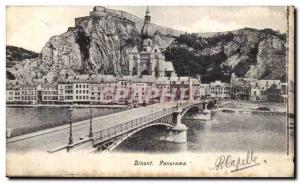 Old Postcard Dinant Panorama