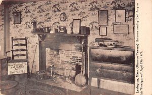 This Room Used By Earl Percy As His Headquarters 19th April 1775 Lexington, M...