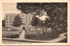 Iowa Clinton Jane Lamb Memorial Hospital Hospital Curteich